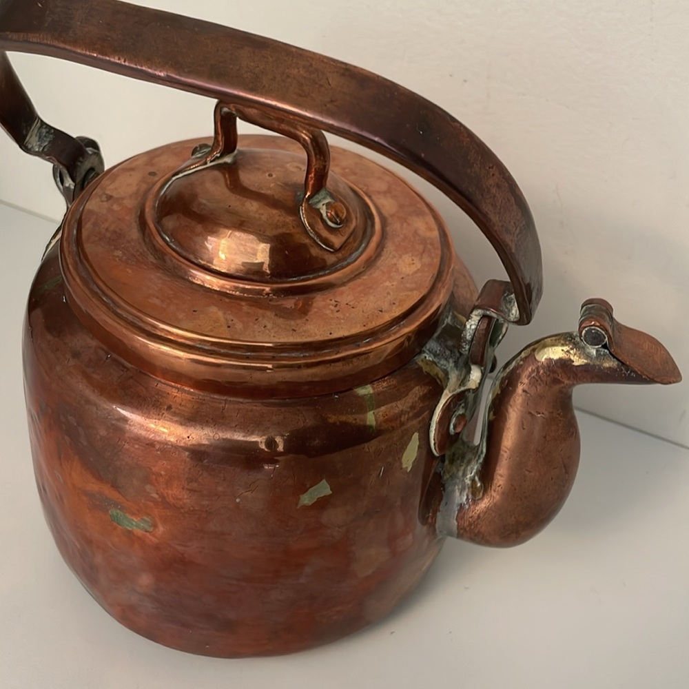 Copper Tea Kettle - Picture 2 of 12